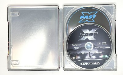 Fast X 4K Ultra HD Blu-ray SteelBook OPEN | eBay