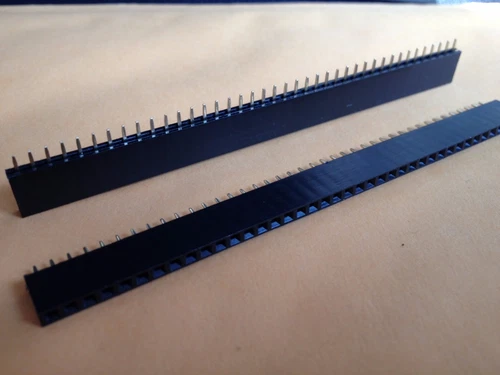 10stk 40 Pin Buchsenleiste Steckerleiste 2.54mm weiblich Buchse Kontakter gerade
