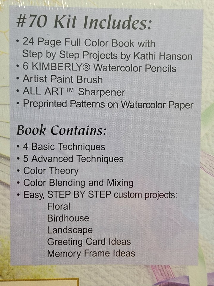 General's Learn Watercolor Pencil Techniques Now! Kit Watercolor Pencil