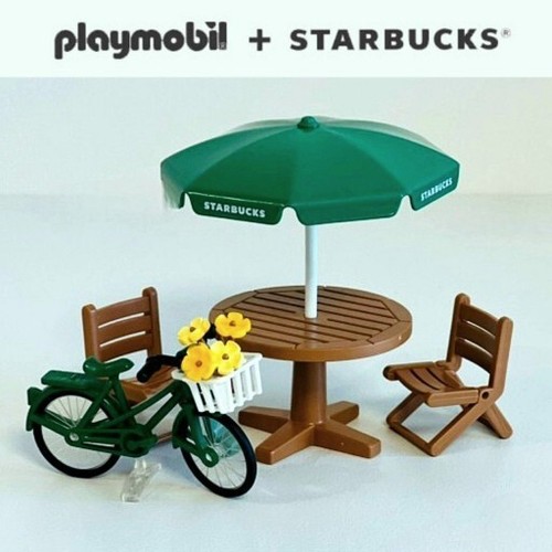 Playmobil Starbucks Korea Edition - The Buddy's Moment Avec Assiette Et Cadeau Spécial