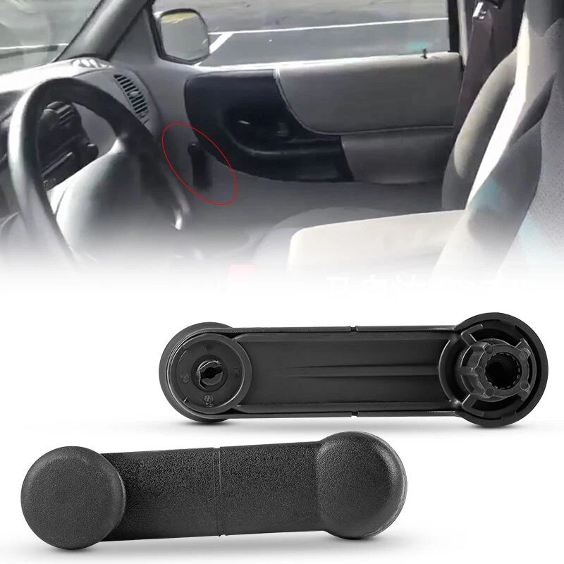 2x Manivela de ventana manual interior izquierda y derecha para Ford F-150 F-250 F-350 1997-2014 Foto 3 de 4