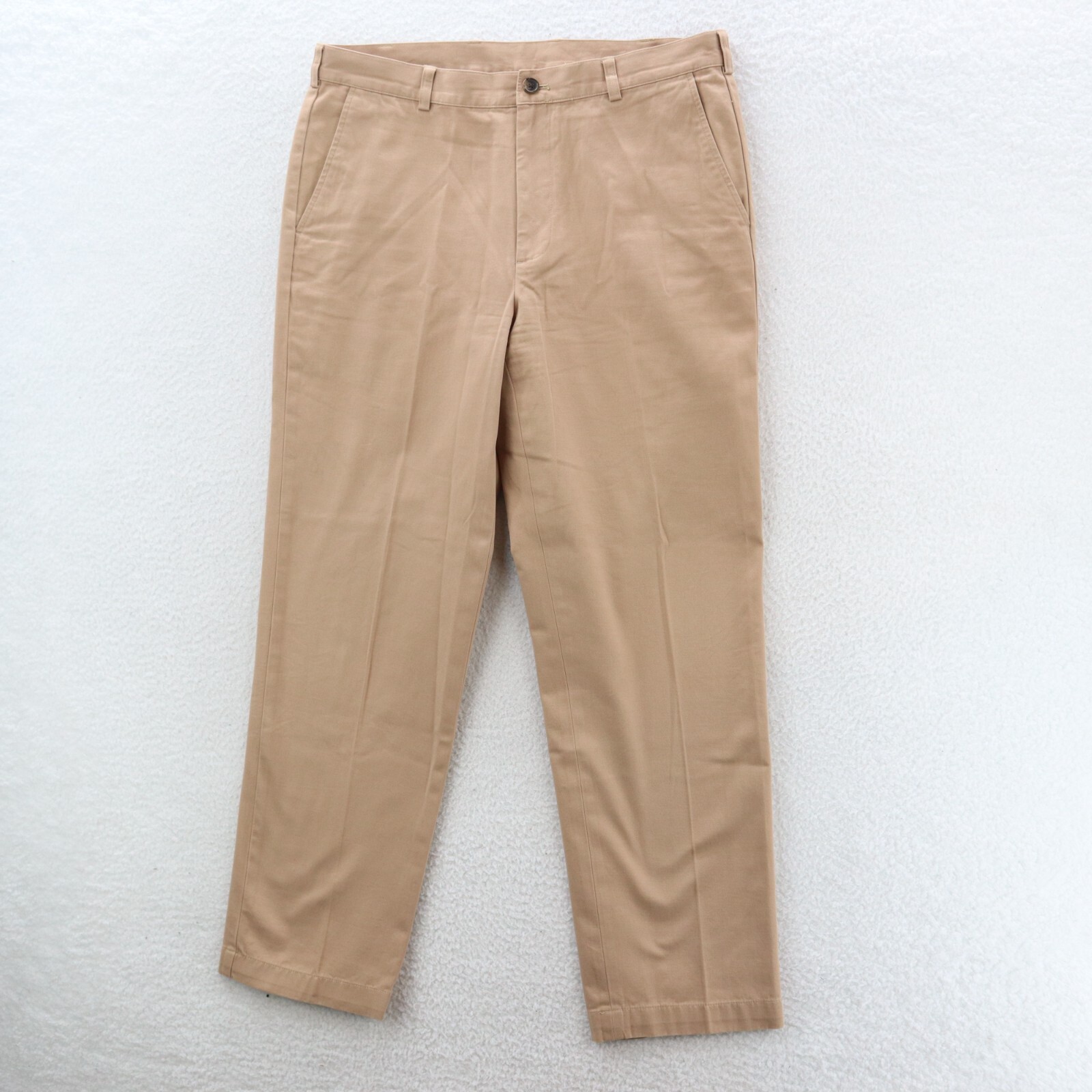 Brooks Brothers Pants Mens 36x32 Beige Chino Twill Luxury Old Money Preppy Ivy