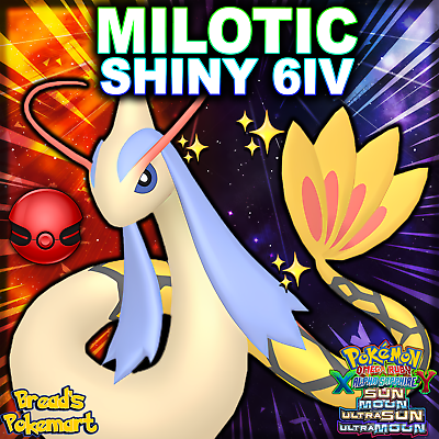 ✨ SHINY 6IV MILOTIC ✨ EVENT - Pokemon Ultra Sun and Moon ORAS XY 3DS -  VGC09 BR