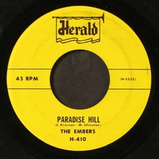 EMBERS: paradise hill / sound of love HERALD 7" Single 45 RPM