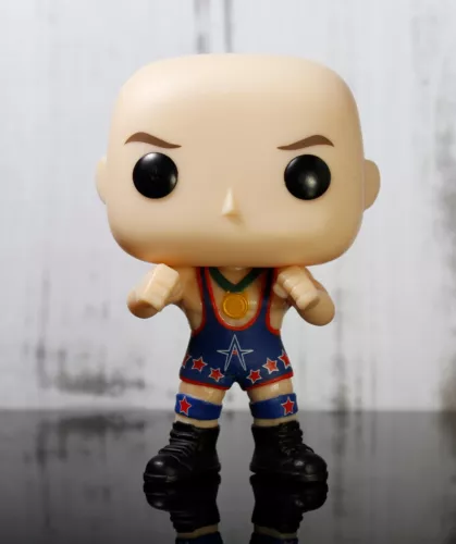 Funko Pop WWE Wrestler Kurt Angle Ring Gear Olympic Gold Medal #55 Loose Figure