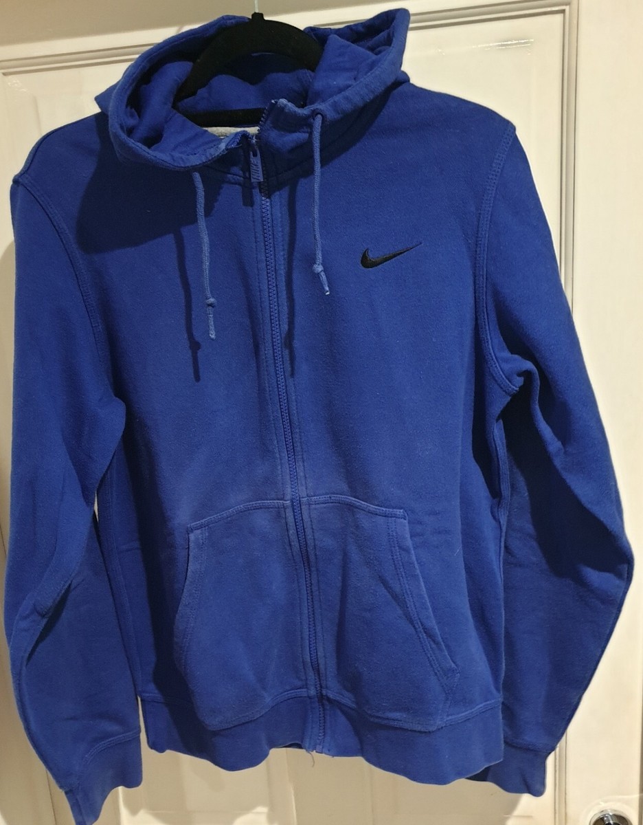 nike dark blue cord hoodie