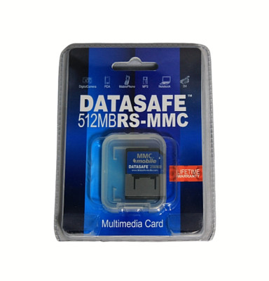 DataSafe MultiMedia Karte 512MB RS-MMC Typ Speicherkarte Kamera Telefon noika sd PDA