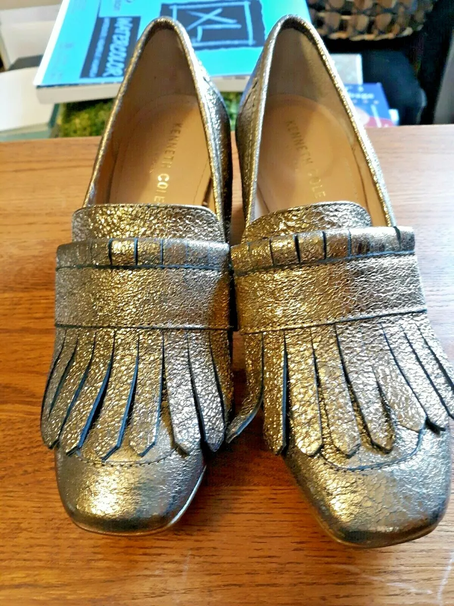 Kenneth cole shop gold shoes