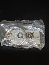 NUEVO Llavero Vintage Coca Cola Peltre Genuino DIETÉTICO COKE CON ESPLENDA 1 3/4" EE. UU.
