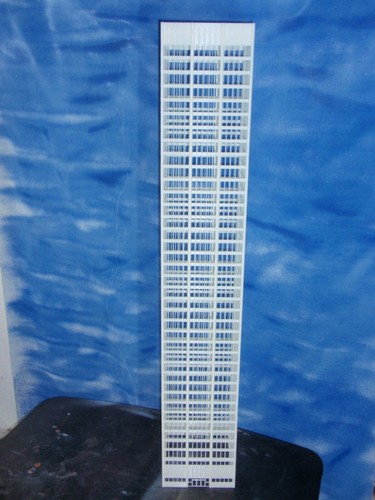 N Scale Nickdo3D Original Sky11 Skyscraper / Office Building ~32 inches Tall~ - Picture 7 of 8