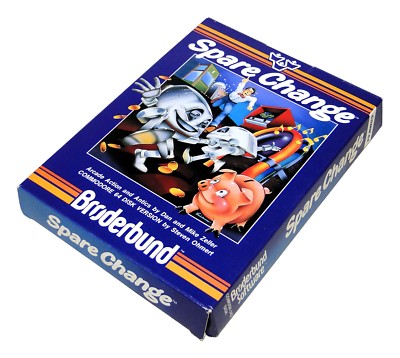 SPARE CHANGE für Commodore C64 als Diskettenversion von Broderbund