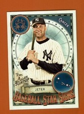 2019 Topps Allen & Ginter Baseball Star Signs BSS-19 Derek Jeter