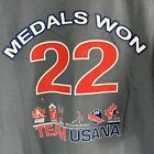 2010 Winter Olympics Team Usana Wins 22 Medals T-Shirt Graphic Ice Skating