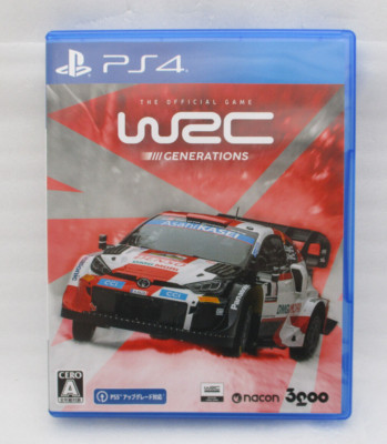 WRC GENERATIONS PS4 Japan import NTSC-J PlayStation4 PLJS-36203 Race Game