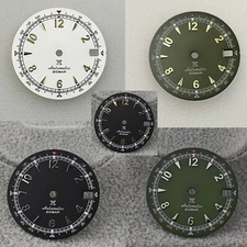 Green Luminous 28.5MM Watch Dial Watch Accessories for NH35 NH35A/4R35 Movement