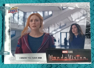 2022 UD Marvel Wanda Vision I KNOW YOU HAVE HIM White Vision Parallel 61/99