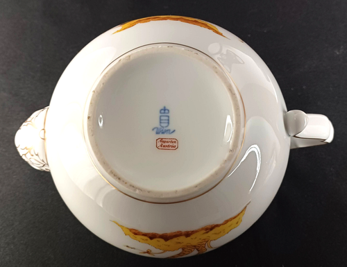 Augarten Wien Vienna Wiener Werkstätte set da tè porcellana Otto Prutscher 24 pz x6 - Foto 5 di 20