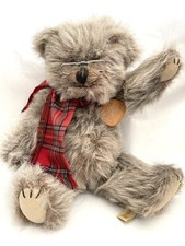 VINTAGE elegante BY DAKIN fully posable 17 GRANDPA OLDTIMER Plush Teddy BEAR
