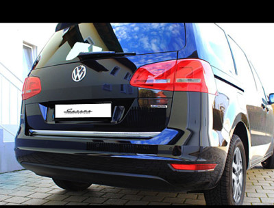 Heckleiste Kantenschutz Selbstklebend Für Sharan I VW Sharan I 7M 2004-2010 Chrom Zierleiste 3M Tuning Heckleiste Tuning Zierleiste Sharan I