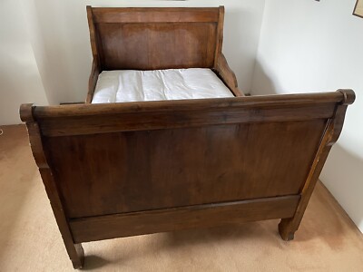 Letto a barca Matrimoniale Piazza e 1/2 in legno marrone di