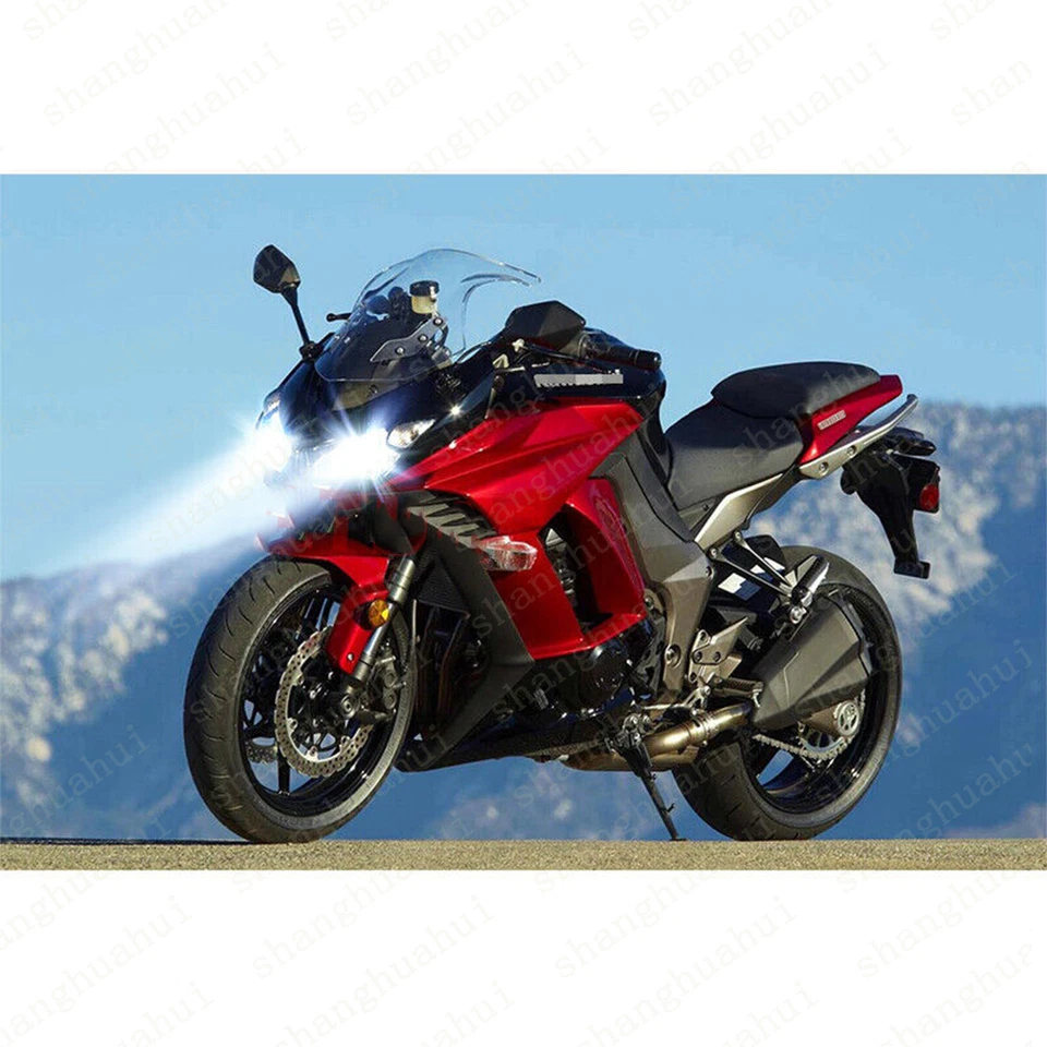 Bombillas LED para Kawasaki Ninja 650R EX650C 2009 2011 EX650A 2006 2007 6000K H7 Foto 4 de 4