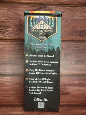 12 Oz 100% Hawaiian Kona Premium Coffee | Arabica Coffee Beans | Fresh Roasted 