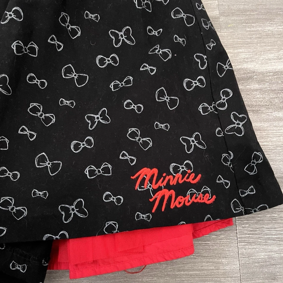 Vestido con estampado de lazo negro cuello lentejuelas talla 11-12 DISNEY STORE Minnie Rocks the Dots Foto 4 de 4