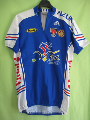 Maillot Cycliste Vintage FFC - Équipe De France Mavic - Taille L - Homme