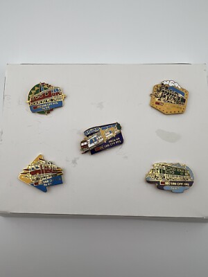 Swiss Federal Railways SBB CFF FFS Lapel Hat Pins - 5 Locomotive Pins - RARE