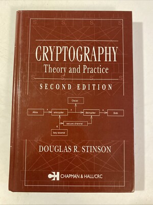 Cryptography : Theory and Practice Hardcover Douglas Stinson