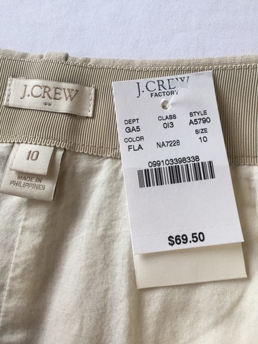 NEU J. Crew Größe 10 hellbraun A-Linie gefütterter Rock neu mit Etikett $ 69,50 - Bild 4 von 6