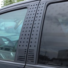 4pcs Black Alloy Center Pillar Honeycomb Trim For Toyota Tundra 2007-2021 Us
