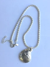 Premier Designs antiqued matte plated silver necklace. Length: 20''.008PN