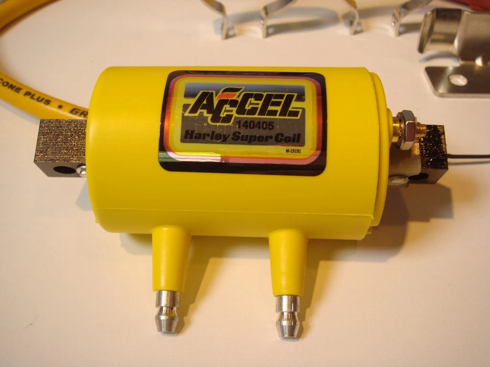 Harley FLH 线圈套件 Accel 高能量 FXR FXD FXST XL 1965-99 V-Twin 32-0132 Y3 — 第 2/4 张图片