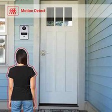 Campanello Video WIFI Wireless 1080p, Videocitofono 7" con Sd 32gb, Telecamera - Miniatura 7