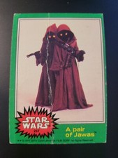 1977 Topps Star Wars Green Card  Pair of Jawas card #257