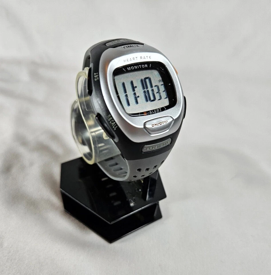Reloj digital Timex 632 entrenador personal monitor de ritmo cardíaco T5G971 Foto 2 de 4