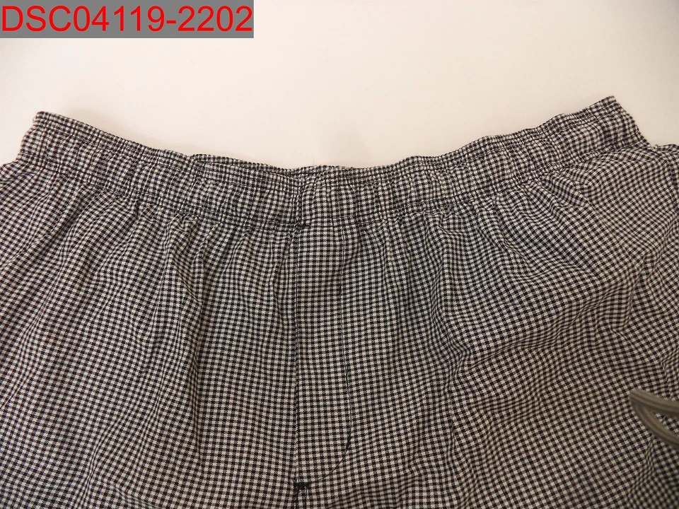 NWOT - Chef Works Men's Black & White Small Check Basic Chef Pant, Size 4XL - Image 3 of 4