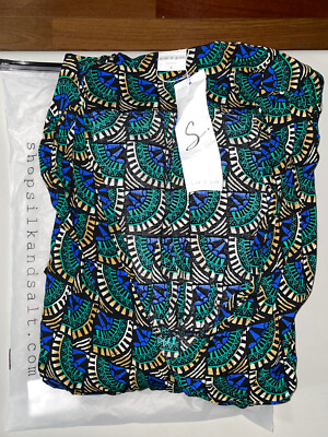 silk and salt peacock dress Silk & Salt | Dresses | Silk Salt Journeymaxi Wrap Dress In African Peacock Print Size M