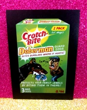 2013 Wacky Packages All New Series 11 {ANS11} Canvas Card "CROTCH BITE" #40