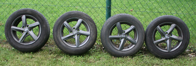 Alu Felgen Advanti Racing Nepa Dark mit Sommerreifen Dunlop SportBluresponse 15''