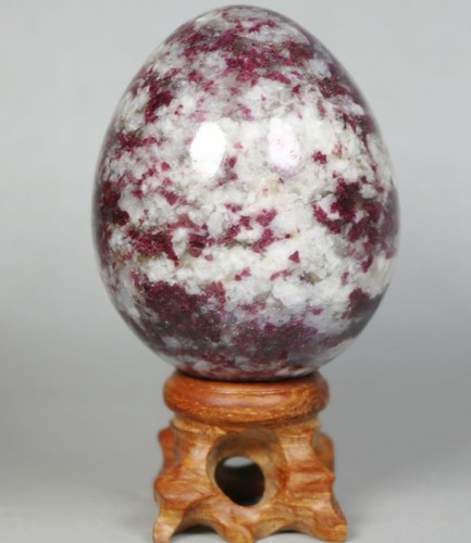 211g Natural beautiful natural red tourmaline polishing sphere Egg Madagascar - Picture 6 of 10