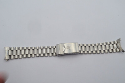 BREITLING VINTAGE PLUTON STAHL/STAHL ARMBAND BRACELET 20MM RAR