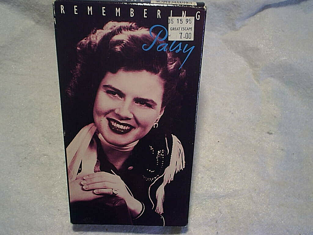 PATSY CLINE REMEMBERING PATSY VHS TAPE,charlie dick,julie fudge