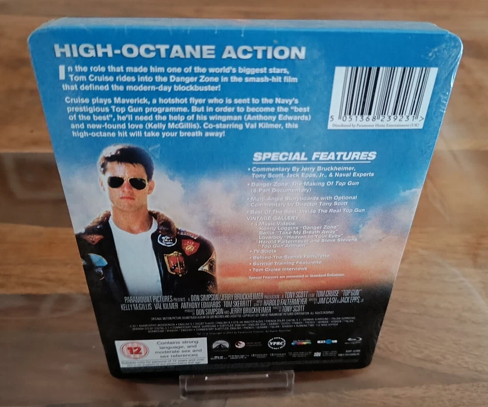 ⚡️ Top Gun Limited Play.com Bluray Steelbook *NEU / OOP / RAR* ⚡️ - Bild 2 von 2