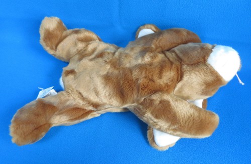 LARGE BROWN 🐰 BUNNY RABBIT lying EARS soft toy ❤️ TY BEANIE BUDDY VINTAGE 2001 - Picture 6 of 9