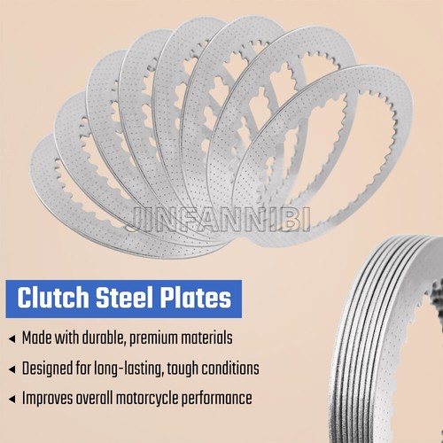 Clutch Friction Steel Plates Spring Kit for Suzuki DR650 DR650SE 1996-2022 - Picture 5 of 13