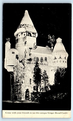 POSTCARD Ginger Bread Castle Wheatsworth Mill of National Biscuit Co Hamburg NJ