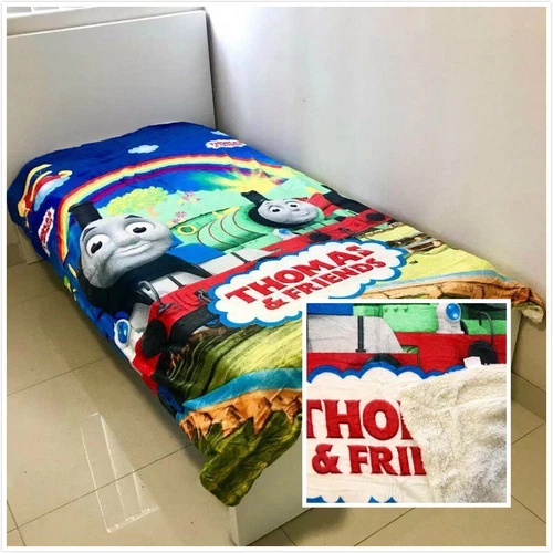 Double Layer Thick Winter Sherpa Faux Lambswool Mink Blanket (Character Print) - Picture 20 of 20