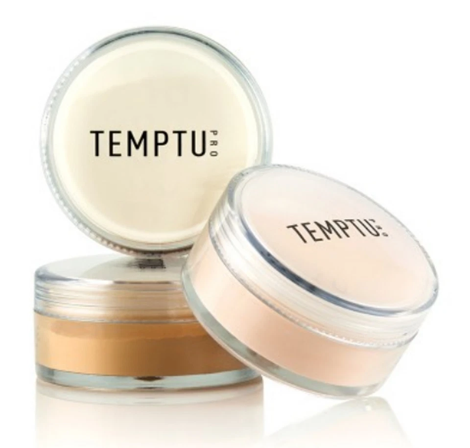 TEMPTU Maquillaje Facial ACABADO Ajuste Suelto Maquillaje POLVO Claro Medio Oscuro Foto 2 de 2